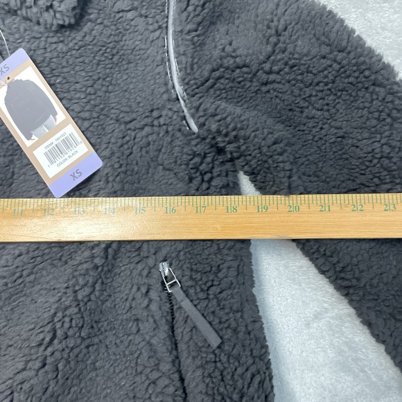 Bearpaw Women's XS Faux Fur Jacket Black c0327 - Picture 10 of 10